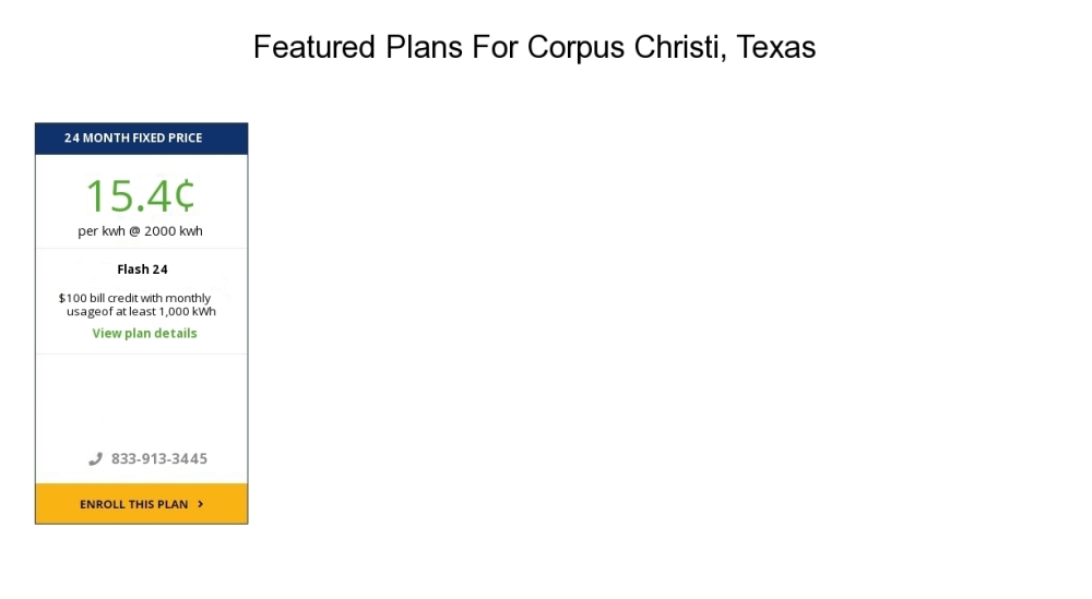 Compare the cheapest Corpus Christi electricity providers and rates
